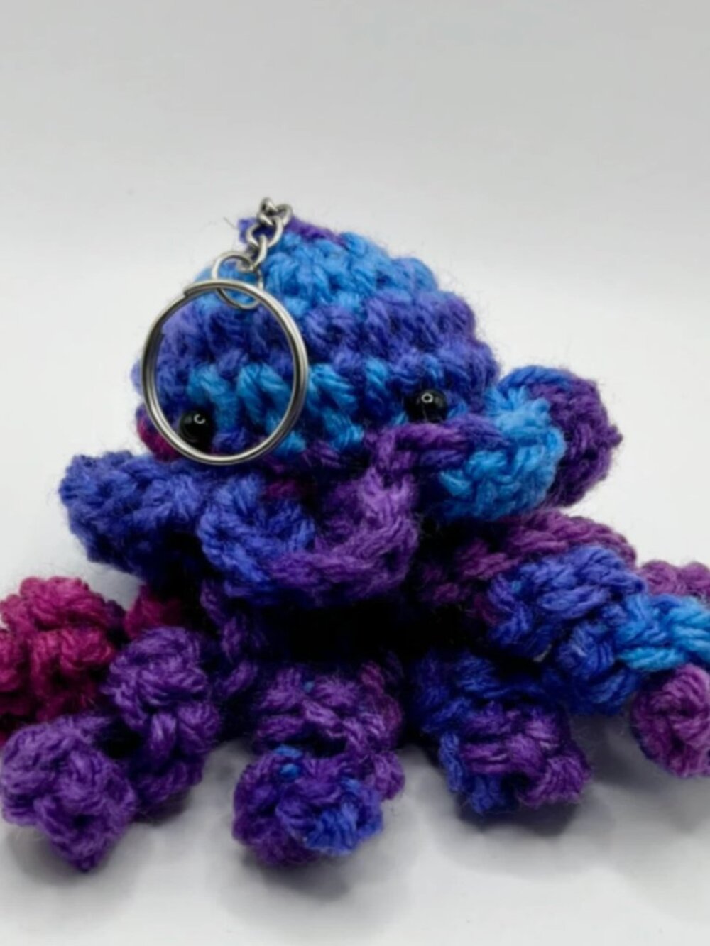 Handmade Crochet Octopus Jellyfish Bag Charm